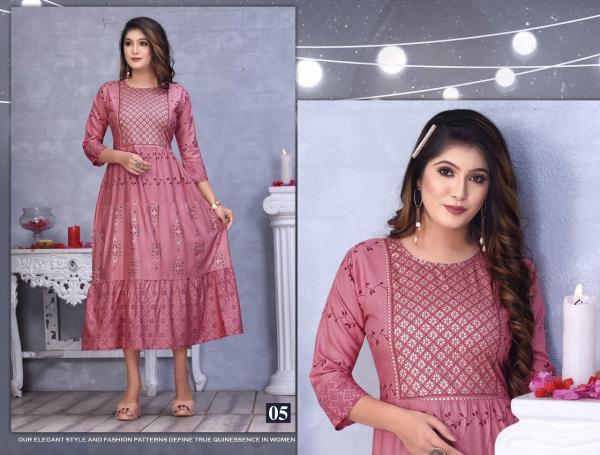 Trendy Golden Moments Rayon Exclusive Kurti Collection